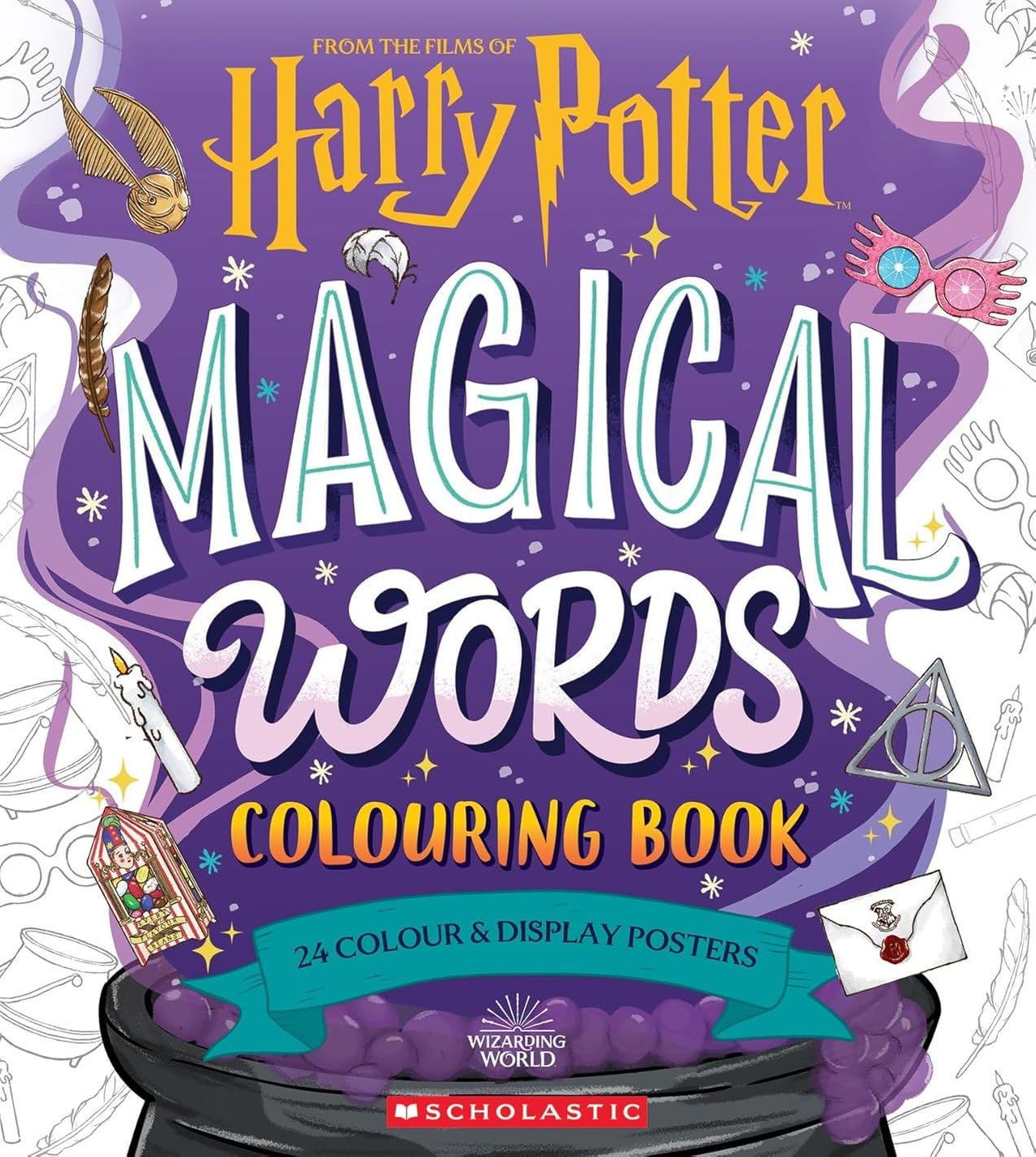 Harry Potter's Magical Words Colouring Book