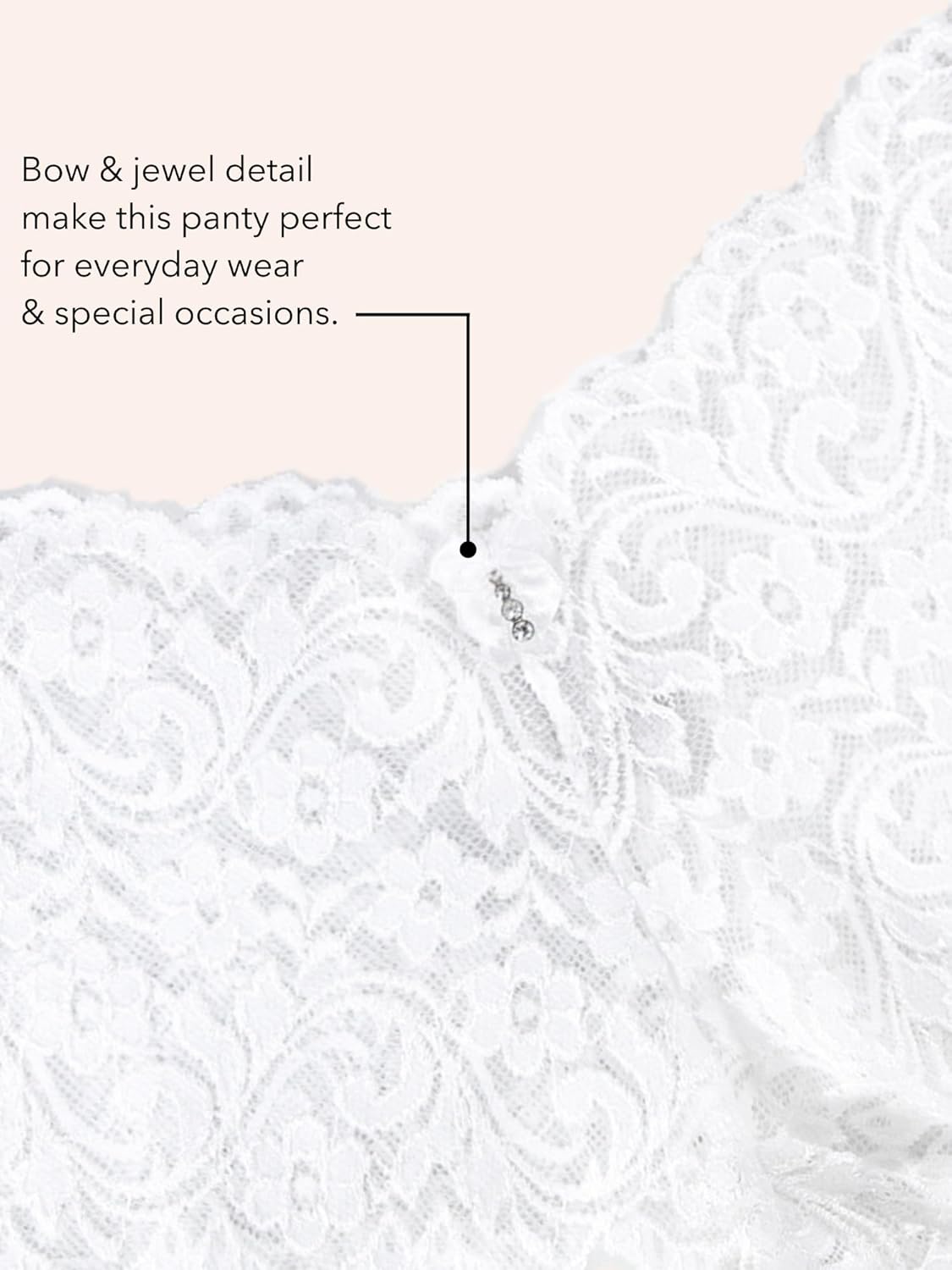 Smart & Sexy womens Signature Lace Cheeky Panty - Image 5