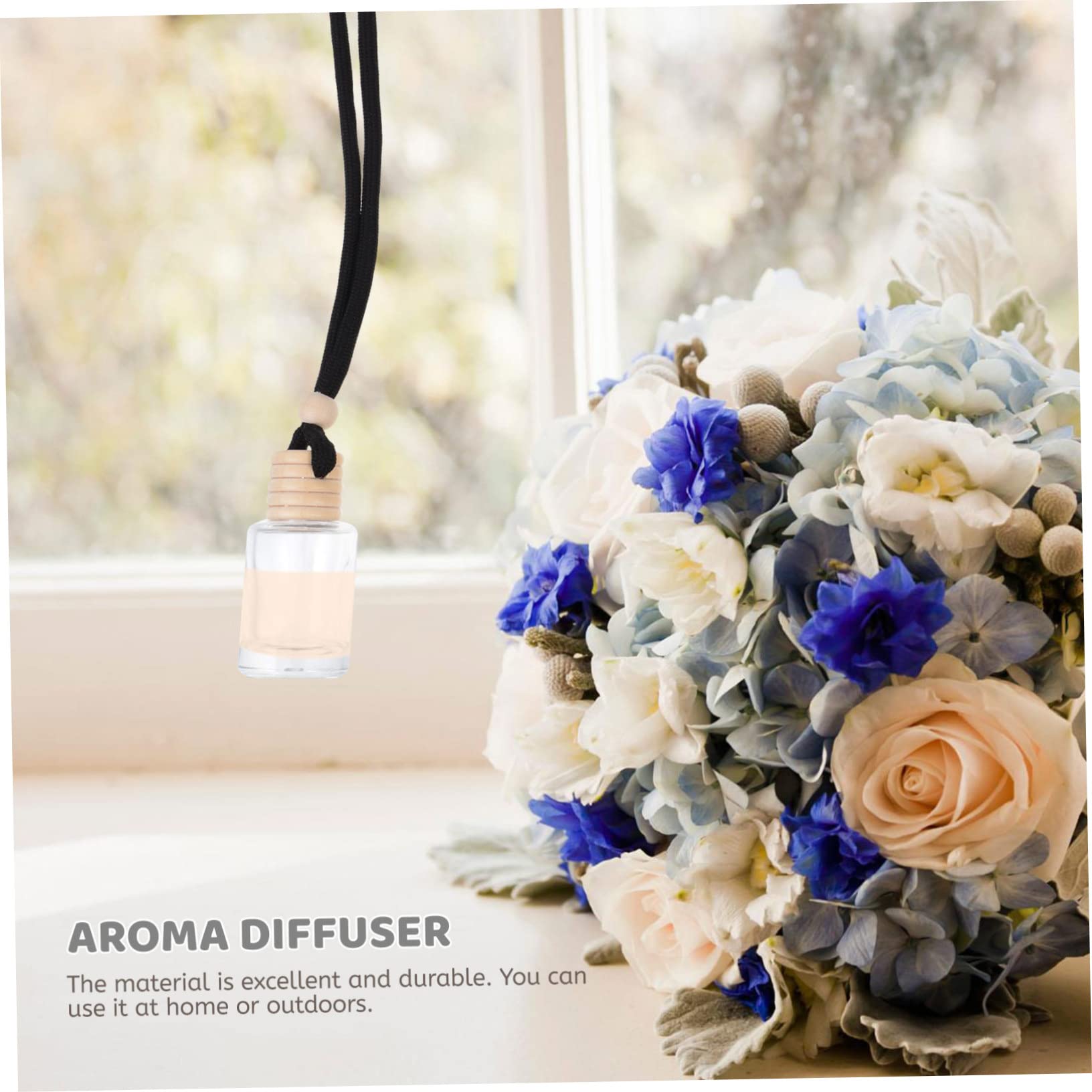 SHERCHPRY 24piezas Botellas De Esencial Para Automóvil De Decorativas De Aromaterapia Estrellas Cilíndricas Rectangulares y Cuadradas Difusores De Fragancias Para Aliviar Estrés y Olores