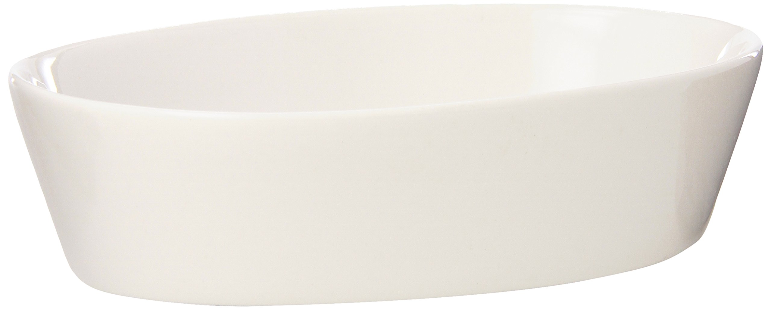 Oval Baker Dish by Browne Foodservice – 9 Ounce, Ceramic, White, Model 564004W