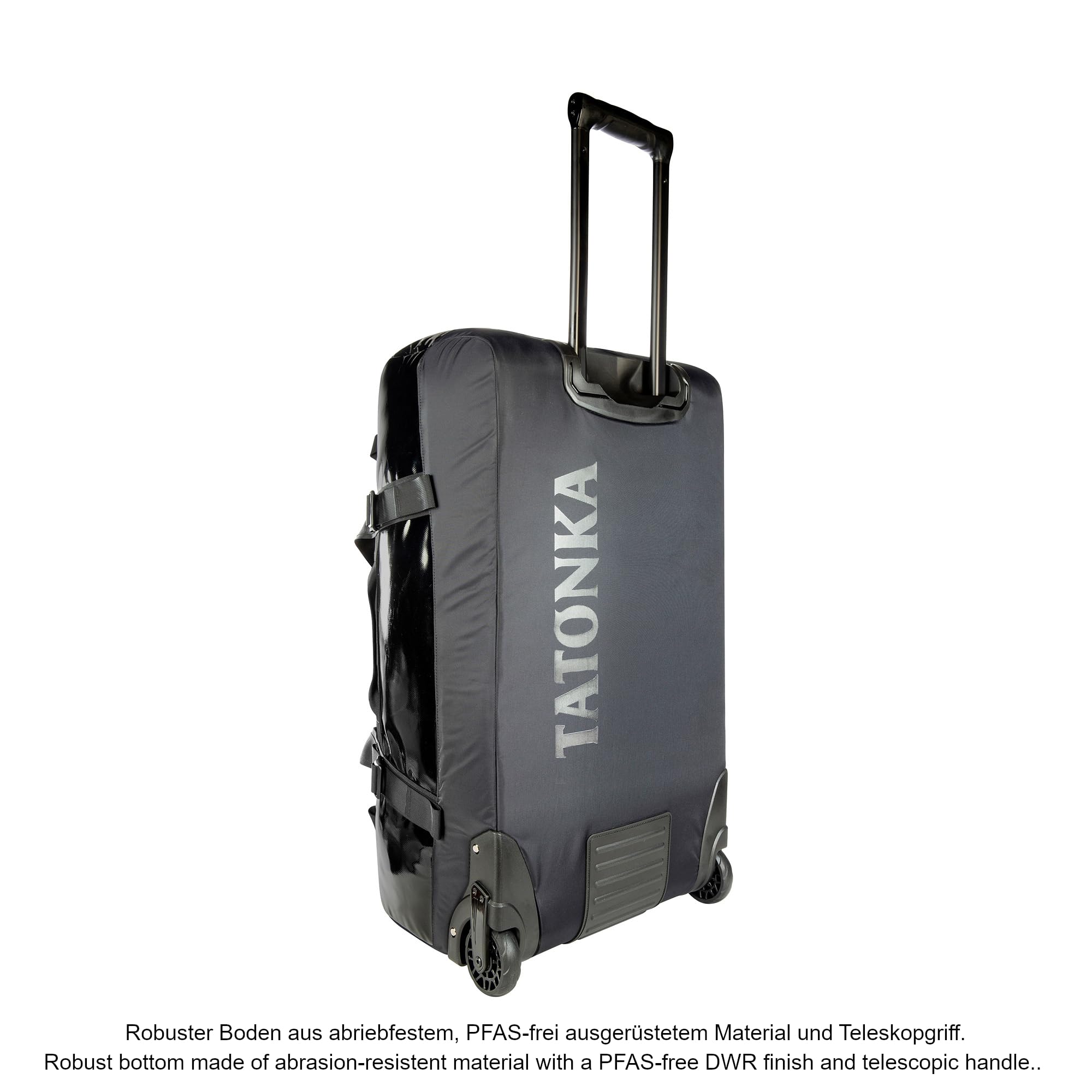Tatonka Barrel Roller - Trolley mit Rucksackfunktion, abschließbarem Reißverschluss und Teleskop-Handgriff