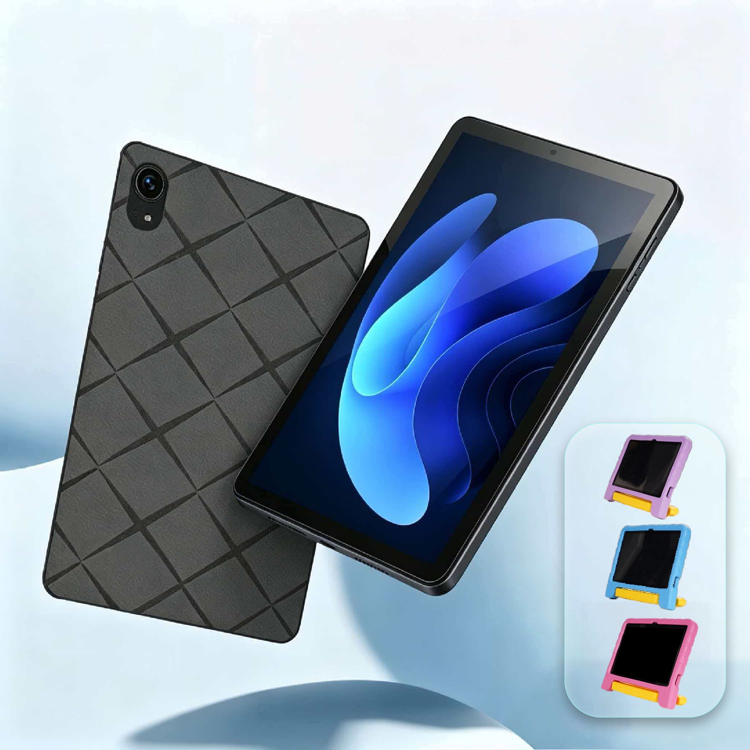 SUMTAB Tablet Bambini 10 Pollici, Android 15 Tablet Educativo con Processore Octa-Core per Gaming, 30GB RAM 128GB ROM Espandibile TF 2TB, 5G e WiFi 6, Penna Stilo Inclusa e Custodia Antiurto Blu