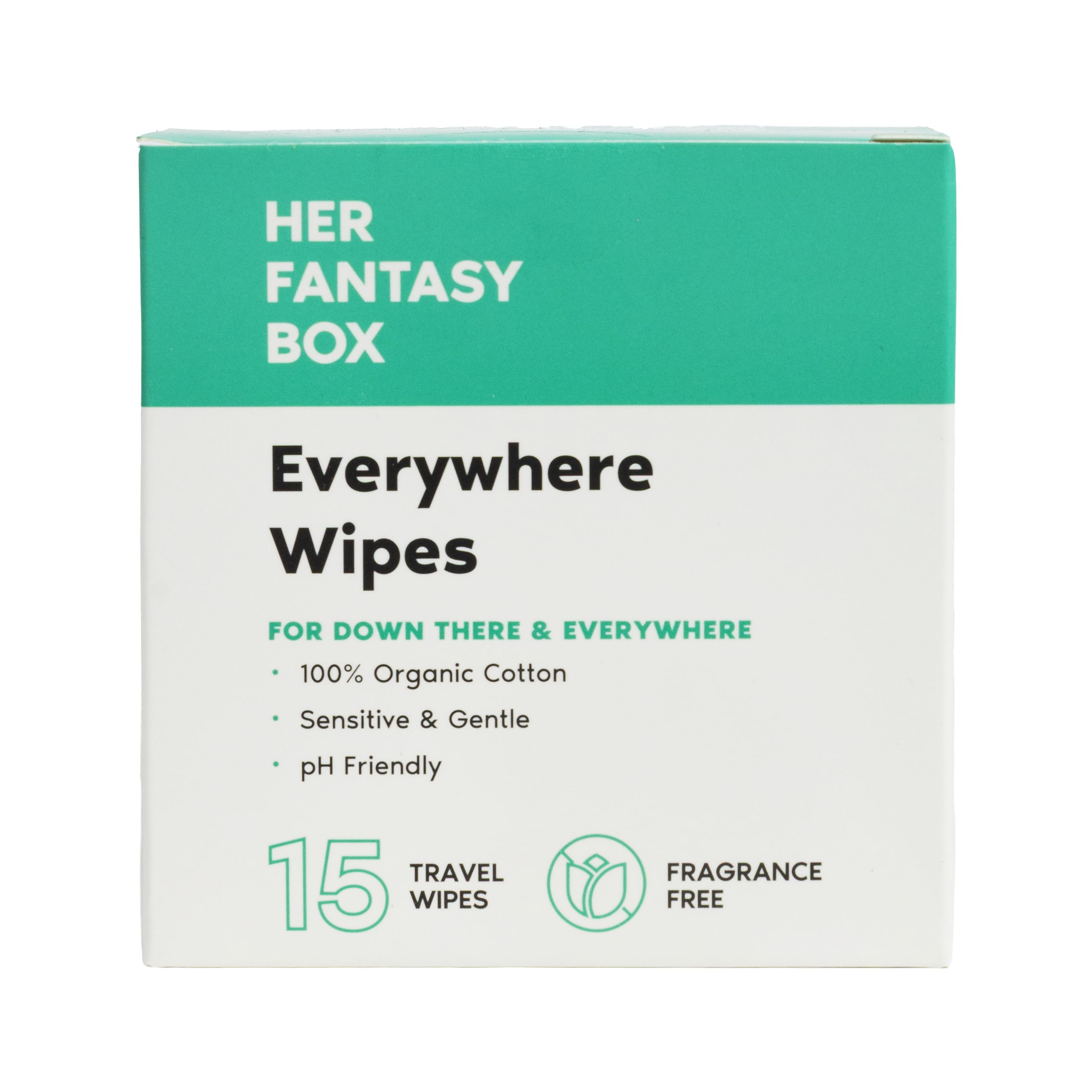 Everywhere Wipes – 100% cotone biologico, delicato e rinfrescante, pH equilibrato, senza profumo, alimentato a pianta per corpo, viso e aree intime, aloe vera e estratto di camomilla, ideale per pelli