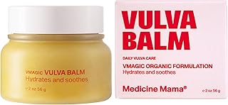 VMAGIC by Medicine Mama Organic Vulva Balm – Intimate Skin Care, Menopause Support – Relieves Feminine Dryness, Itching & Irritation – Hormone Free, Vaginal Moisturizer for Women – 2 oz