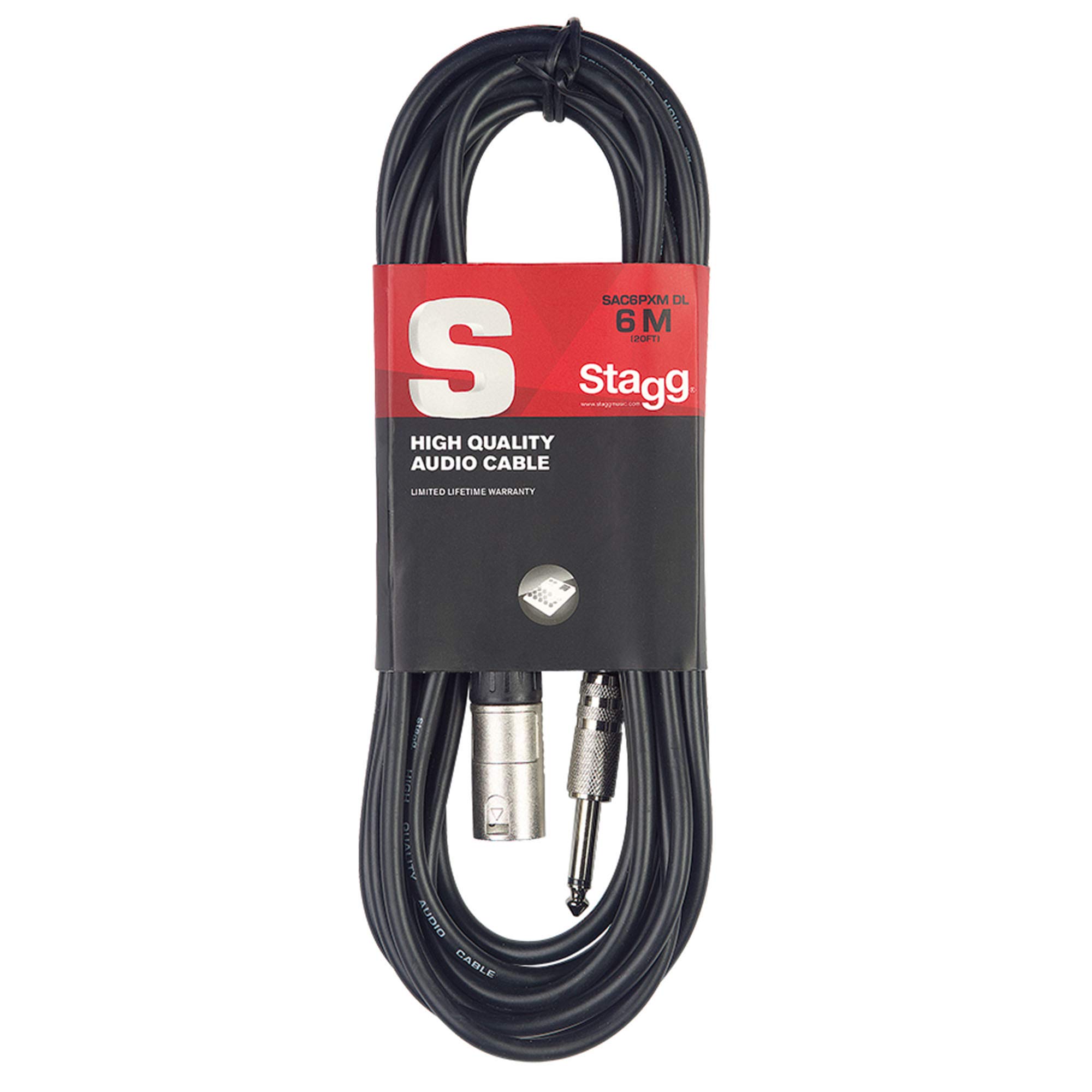 Behringer Powerplay P1 Personal In-Ear Monitor Amplifier & Stagg Deluxe Audiokabel, S-Series, 6 m (6.10 Meters Klinke auf XLR)