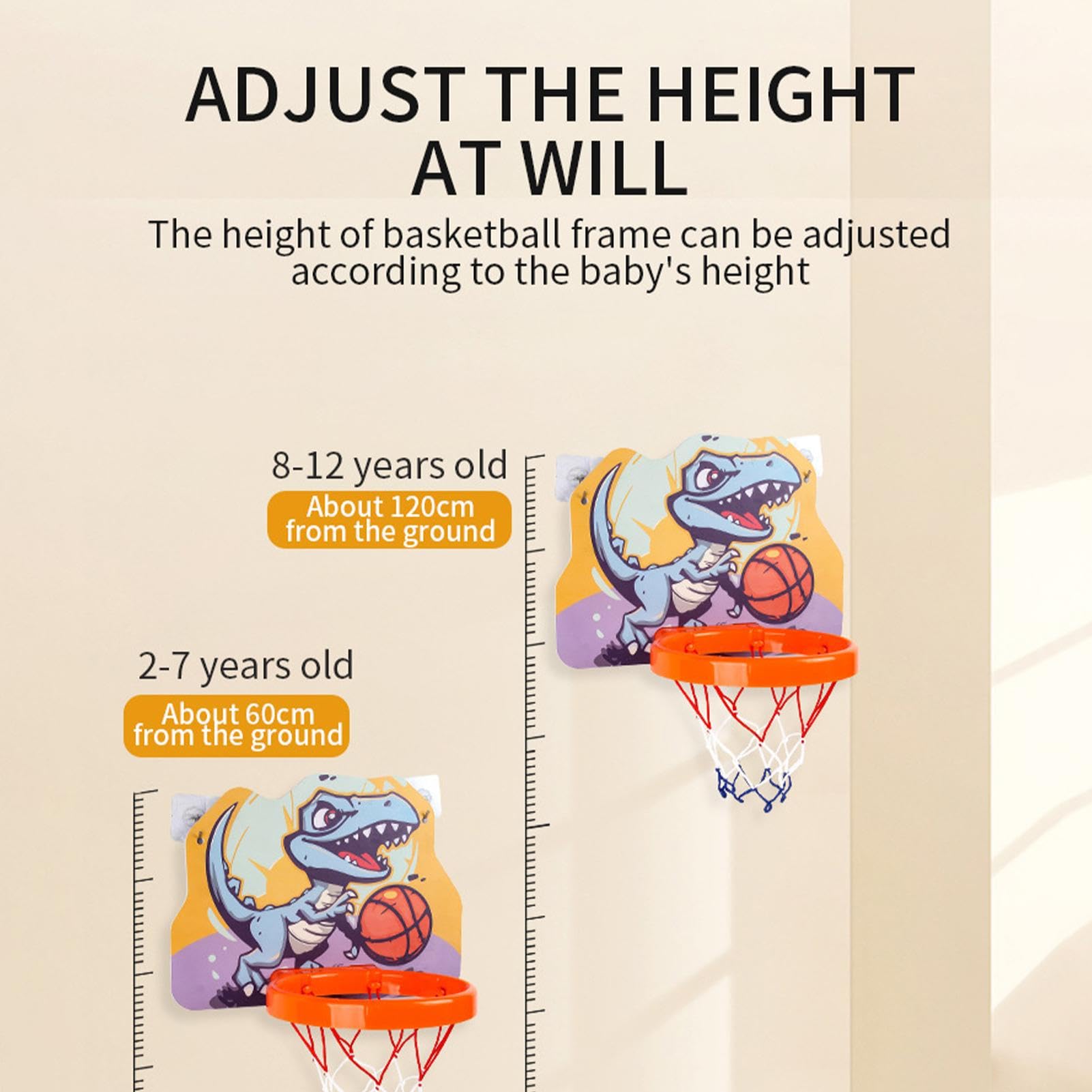 Cesta de baloncesto interior, aros de montaje en pared | Cesta de baloncesto interior para, aro pequeño plegable y luminoso | aro de baloncesto encima de la puerta, portátil y ajustable para l
