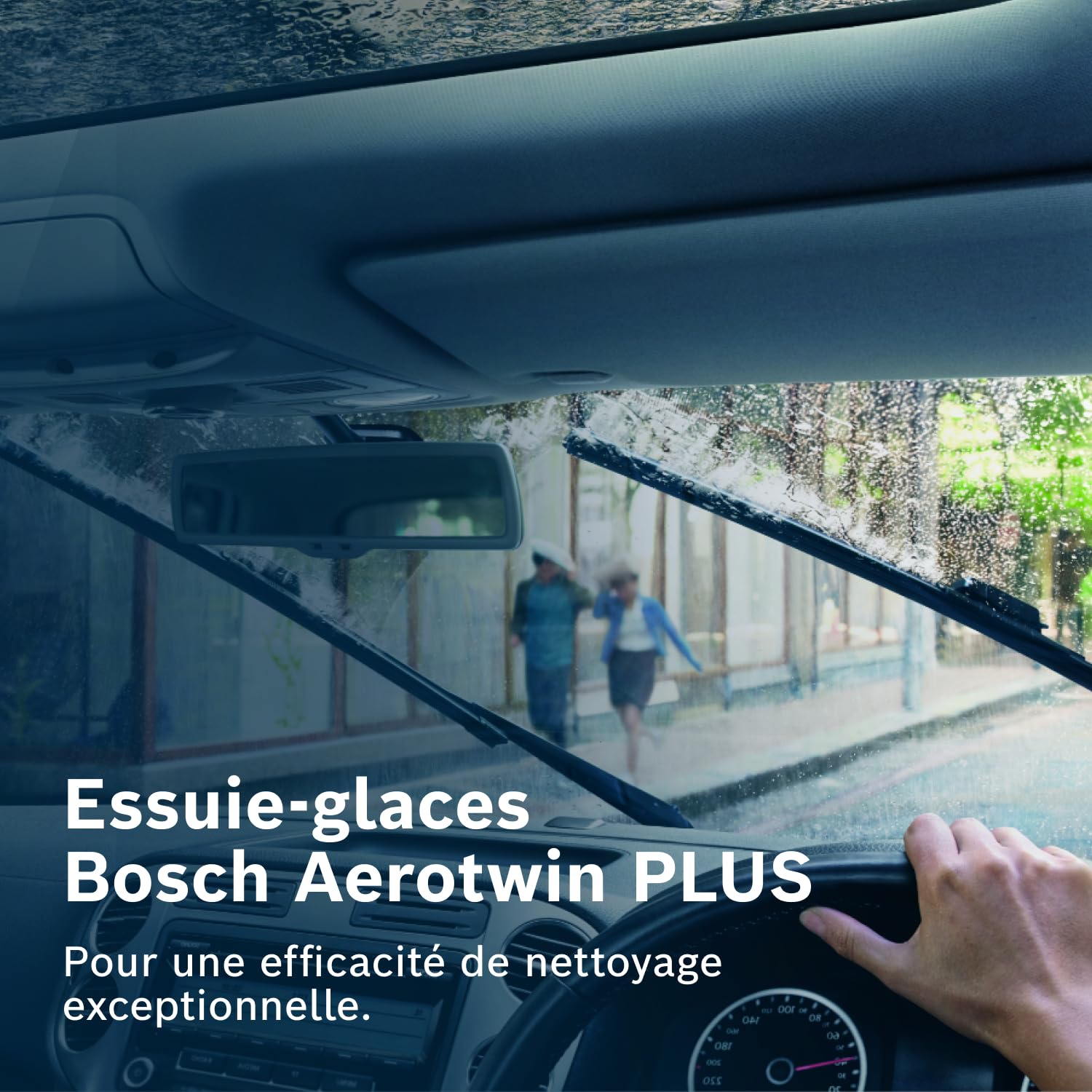 Bosch Aerotwin AP 24 U - Balai d'essuie-glace de Remplacement Avant - Livré avec Adaptateurs Modulaires - Vendu à l'Unité, 600mm