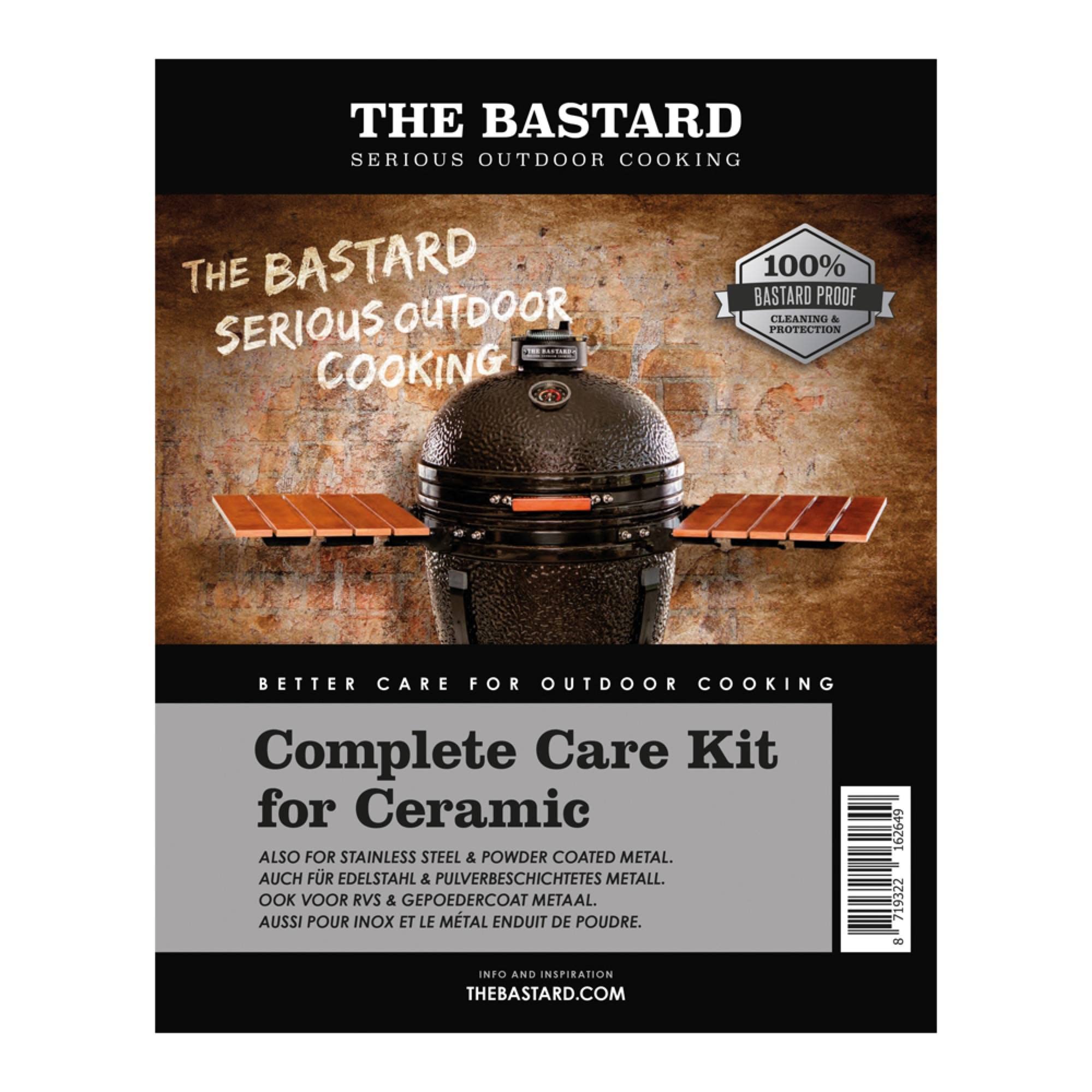 Kit de nettoyage kamado en céramique 2 x 500 ml - The Bastard