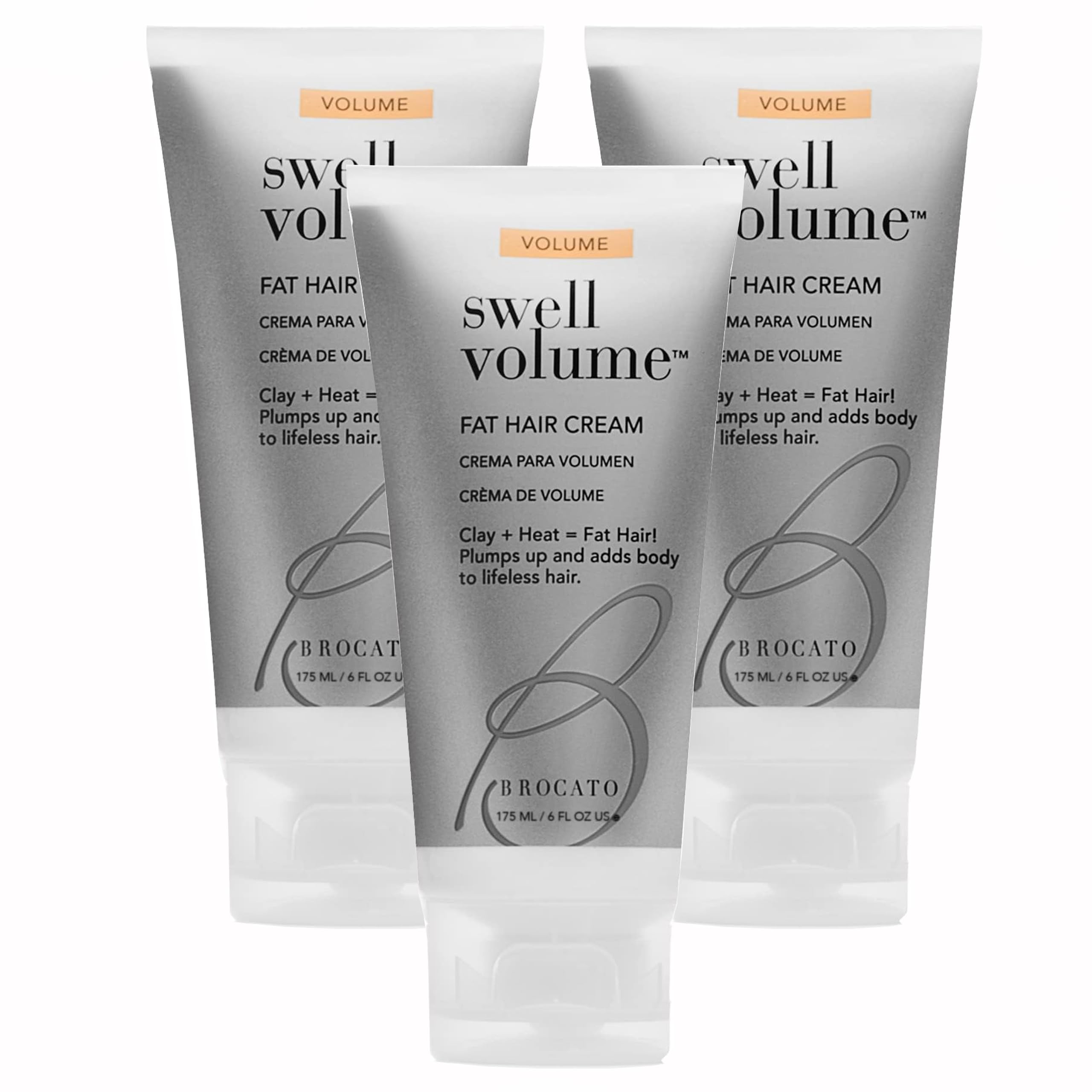 Amazon.com: Brocato Swell Volume Hair Cream, 3 Pack, 6 Oz