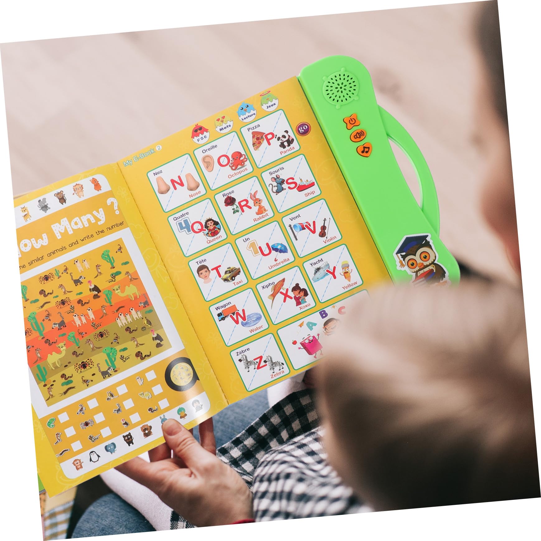 Libro Electrónico Bilingüe Francés E Inglés para Niños