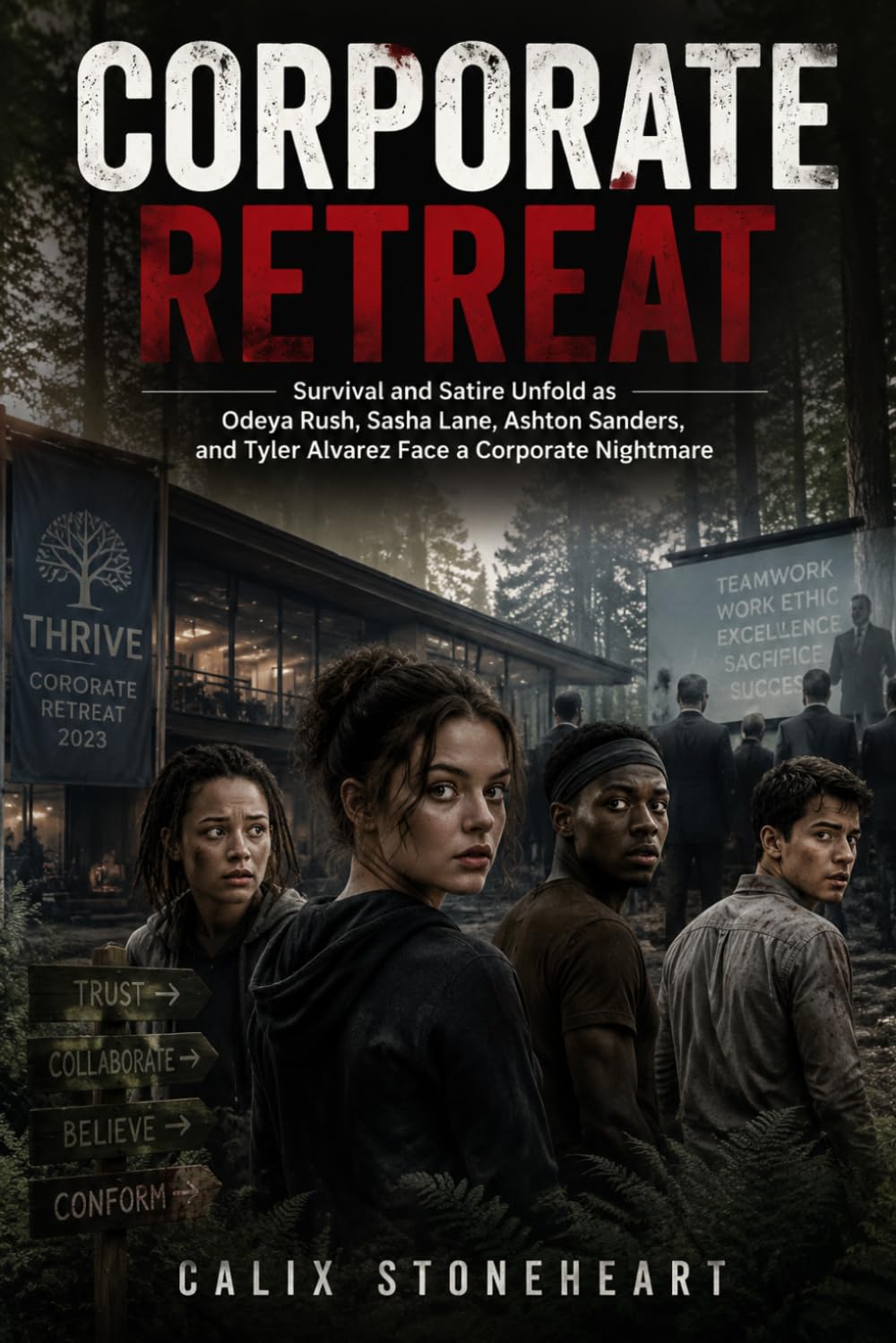 Corporate Retreat: Survival and Satire Unfold as Odeya Rush, Sasha Lane, Ashton Sanders, and Tyler Alvarez Face a Corporate Nightmare