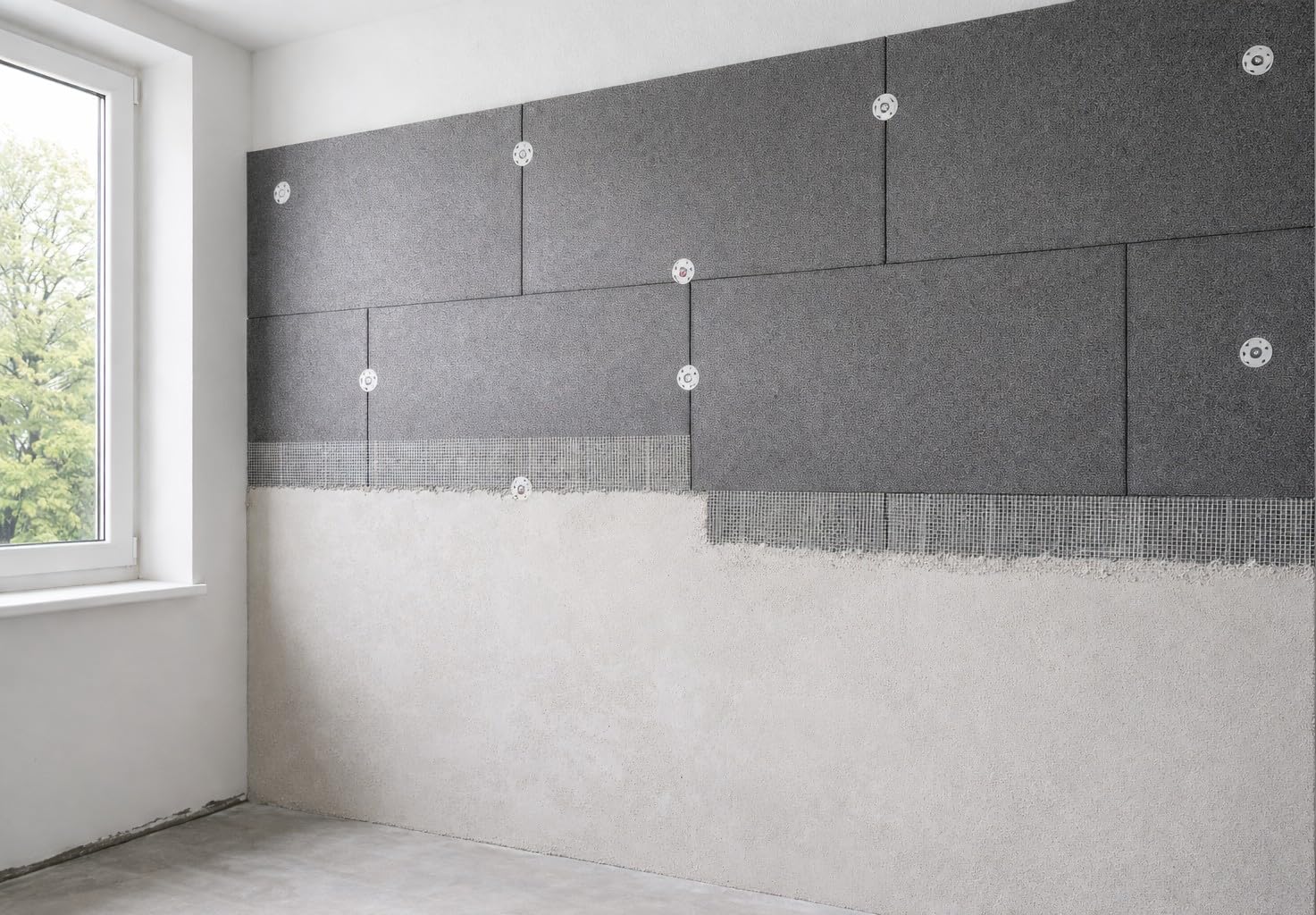 FUTURAZeta - Polistirolo GRAFITE Espanso - Spessore 2 centimetri - Pannelli per Isolamento Termico (10 Pan. - 5 Mq.) Alte prestazioni Densità Maggiorata