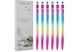 Sparkle Galaxy Pen Pack of 6: Embracing Enchanting Writing and Touch Convenience