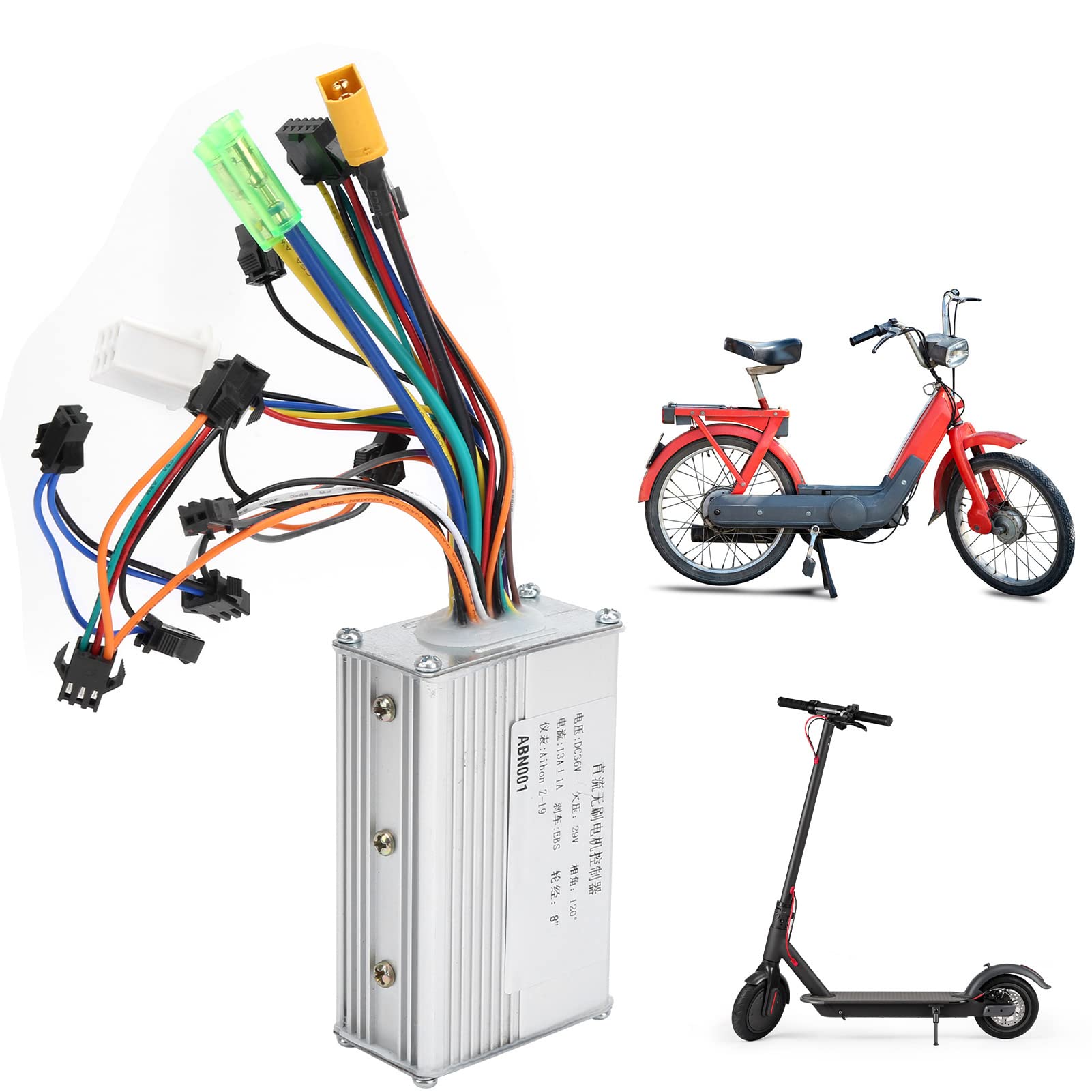 Contrôleur de Moteur à Courant Continu ,36v 350w Contrôleur de Vitesse de Moteur à Courant Continu Scooter électrique Contrôle de Moteur sans Brosse de Bicyclette électrique