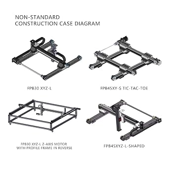 FUYU FPB45 Linear Guides Linear Drive Linear Guide Stage Linear Actuator Actuator Table NEMA 23 Stepper Motor for CNC[600mm Hub]