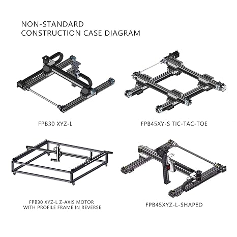 FUYU FPB45 Linear Guides Linear Drive Linear Guide Stage Linear Actuator Actuator Table NEMA 23 Stepper Motor for CNC[600mm Hub]