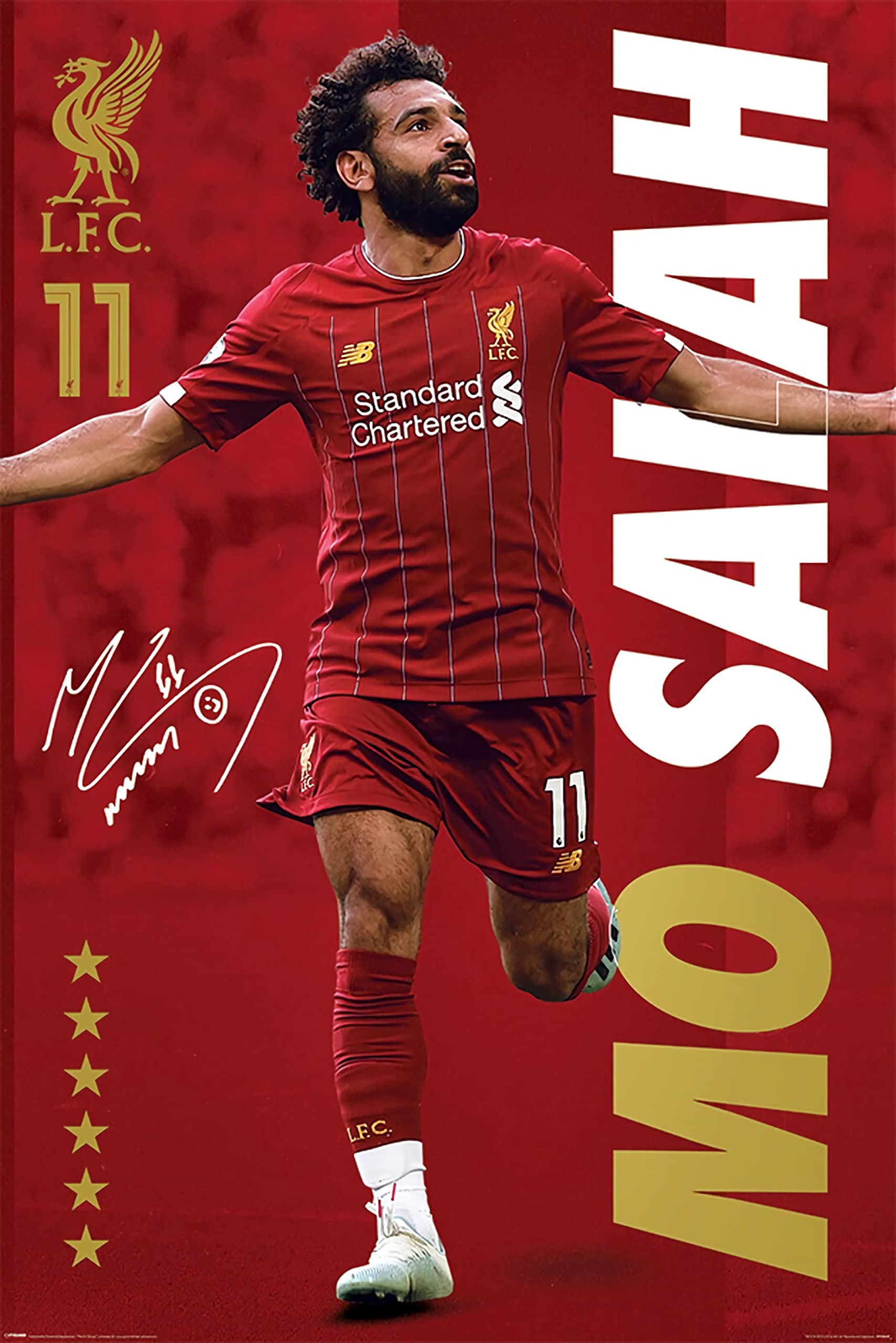 Tainsi Mo Salah LFC Poster - Matte poster Frameless Gift 12 x 18 inch(30cm x 46cm)-SS-012