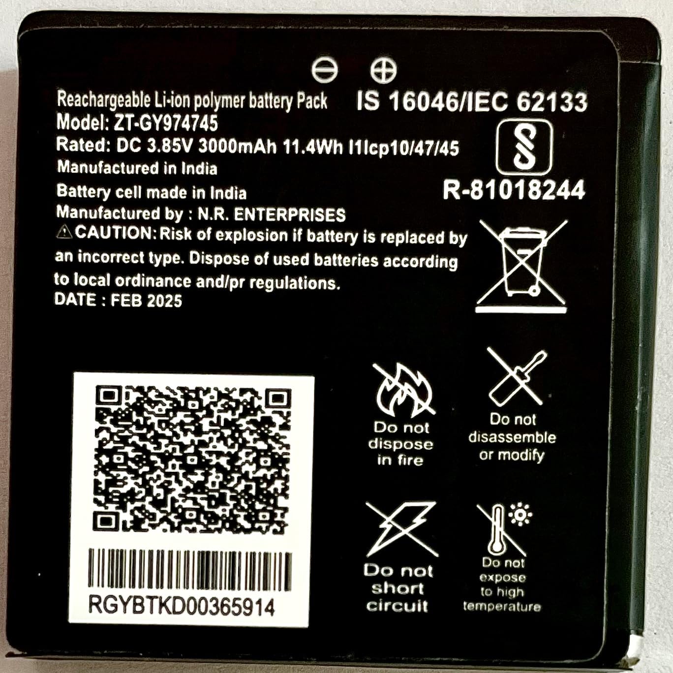 Original Compatible ZT-GY974745 Battery Compatible for JioFi 6, Jio Router 6, JioFi JMR 1040, JioFi JMR 815-(3000mAh)-image-29
