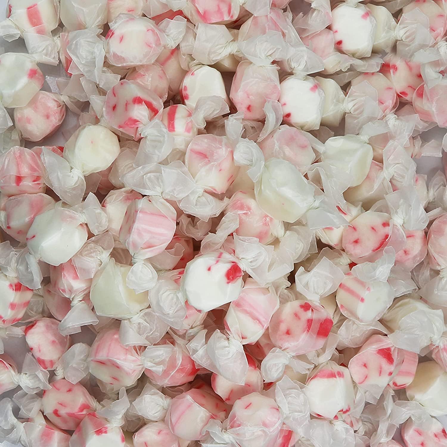 Gourmet Soft and chewy Salt Water Taffy Candies - Individually Wrapped - Bulk bags (Peppermint, 3 Pound (Pack of 1))