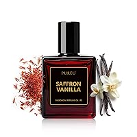 Vista 1 de PUREU Perfumes de feromonas para mujer, perfume de vainilla azafrán de larga duración, perfume de feromonas de 0.34 onzas líquidas/0.3 fl oz