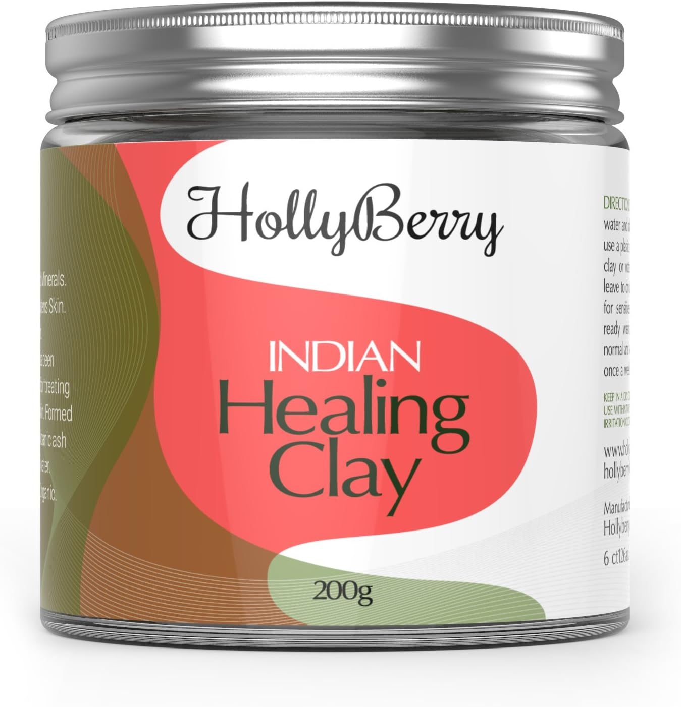 Hollyberry Indian Healing Clay Mud Mask