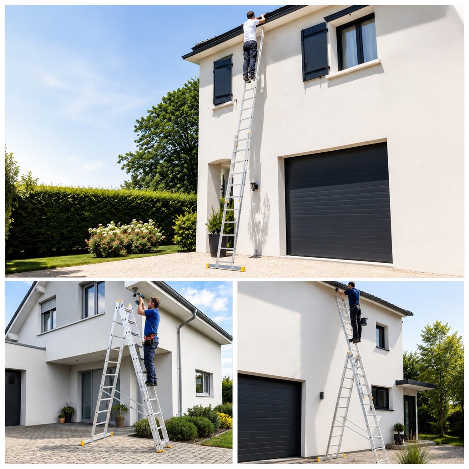 ATRA Echelle Transformable en Aluminium 3 Plans 11 marches
