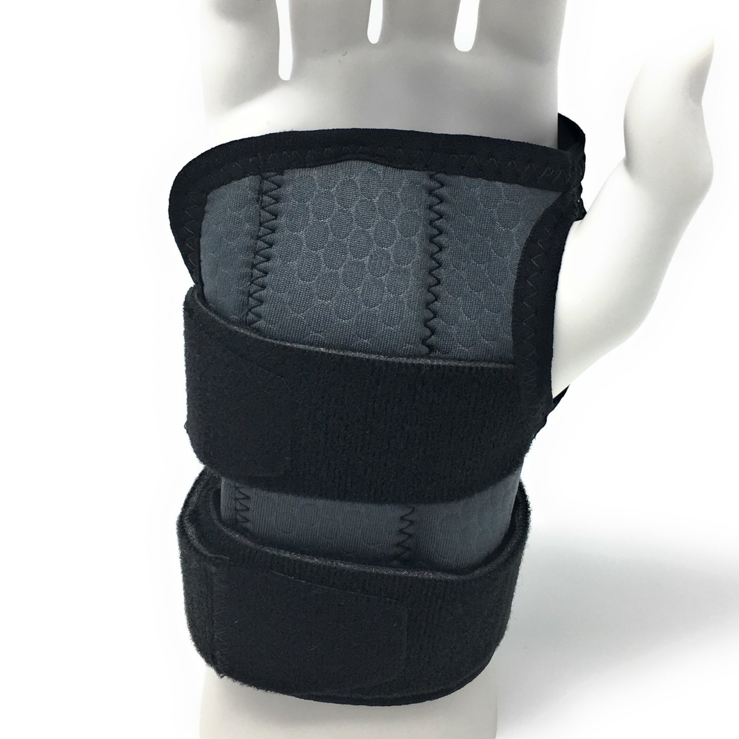 Champion Wrist Splint, Universal Fit, Maximum Support, Airmesh Fabric, Black, Large (Left Hand)