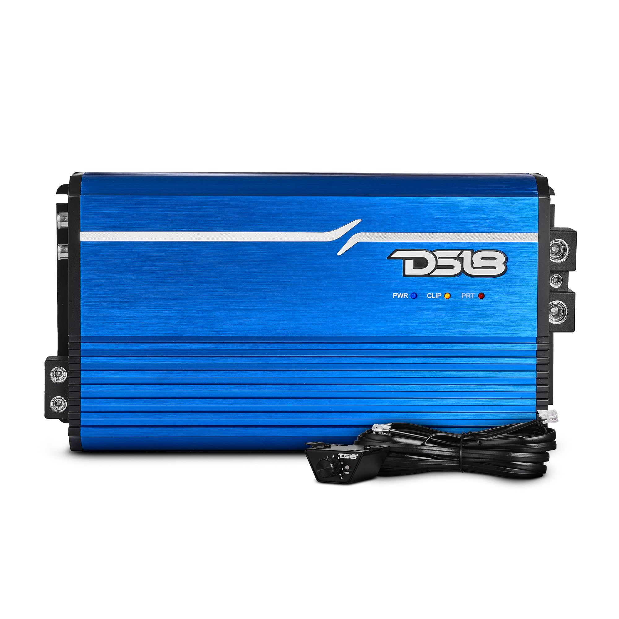DS18 FRP-3.5K/BL Compact Full-Range Class D 1-Channel Amplifier 3,500 Watts RMS @ 1-Ohm, High Efficiency, Monoblock Amplifier Great for Bass, Mids, or Highs, Certified Dyno Results, Blue