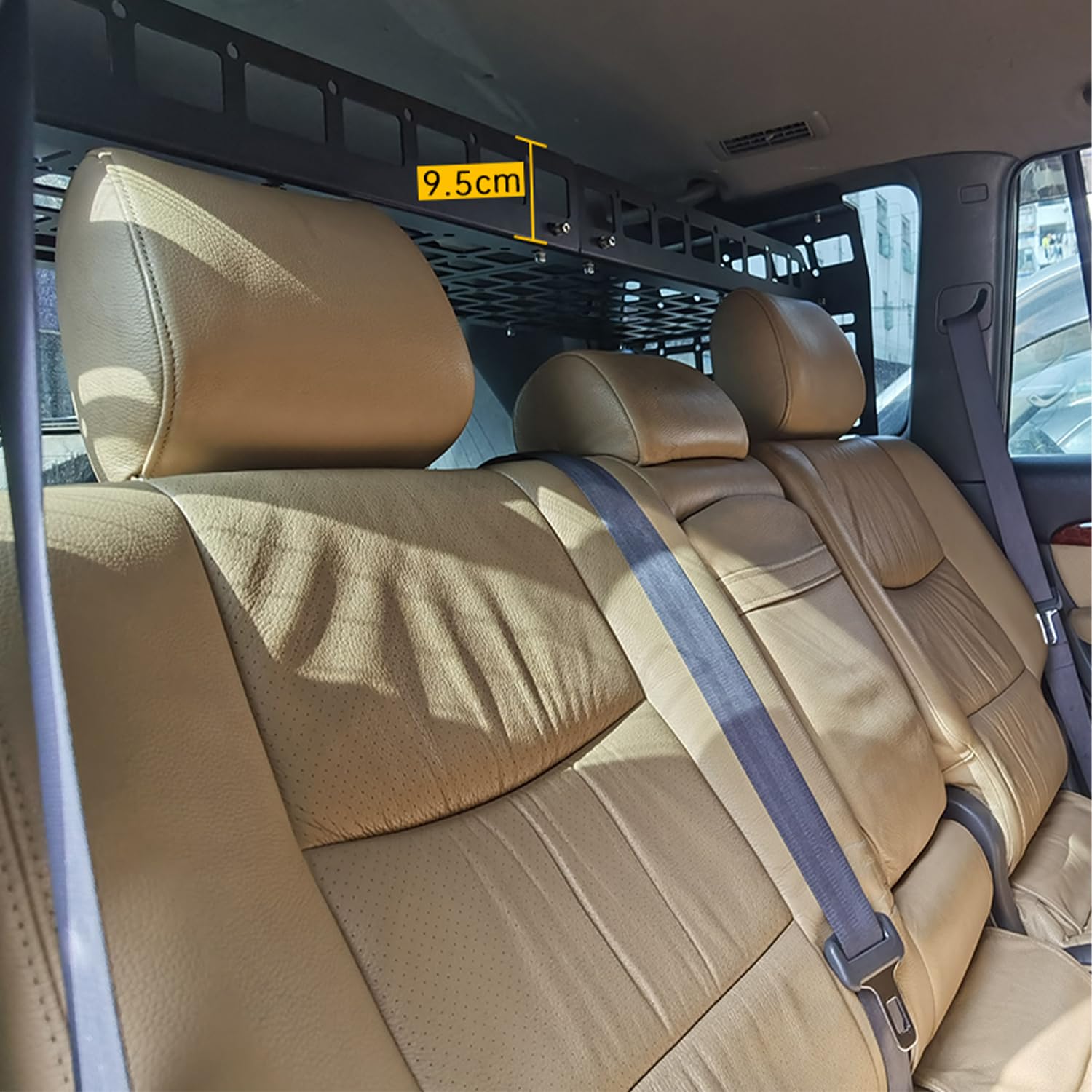 CTH for Lexus GX 470 GX470 2003-2009 Rear Trunk Modification Molle Panel Storage Panel Trunk Organizers Storage Cargo — view 7