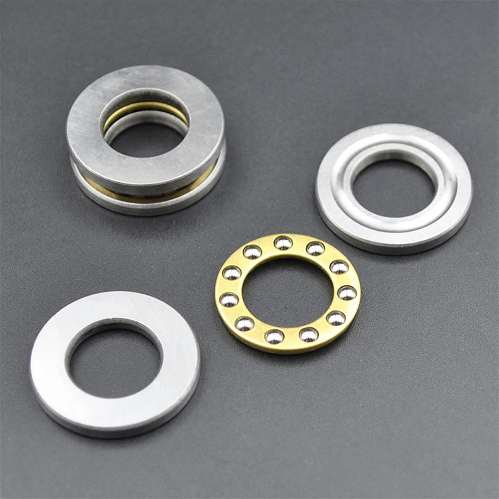 Rodamiento axial de bolas F12-23M F12 23m, 12 x 23 x 7,5 mm, diámetro interior de 12 mm, mini rodamientos axiales de bolas pequeños (2/10 unidades)(2Pcs)
