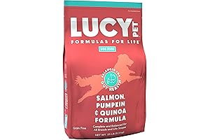 Lucy Pet Products: Salmon, Pumpkin, and Quinoa Dry Dog Food