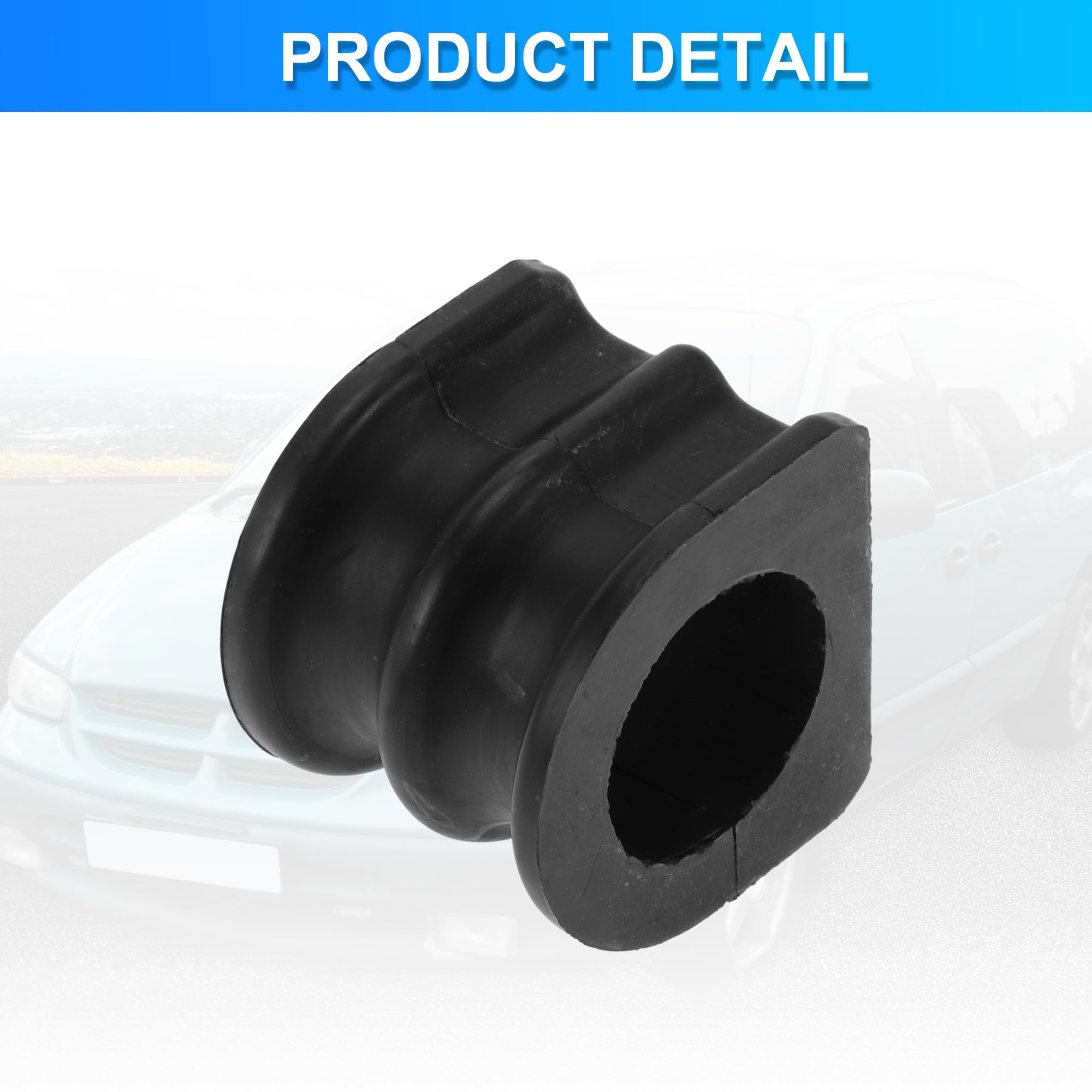 A ABSOPRO N°K200347 Avant Gauche Avant Droite Stabilisateur Barre Antiroulis Barre Kit De Silentblocs Pour Nissan Frontier 2005-2021 Caoutchouc Kit De Suspension Noir 2 Pcs