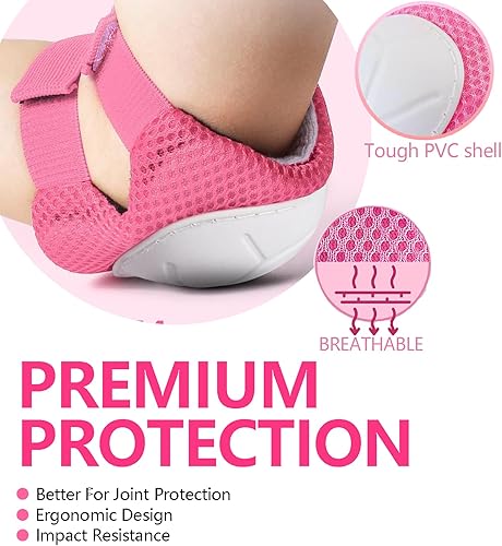 Miniatura 5 de Juego de casco de bicicleta para niños, certificado CPSC con rodilleras, coderas, muñequeras, casco negro ajustable para niños de 2-3-5-8 años,