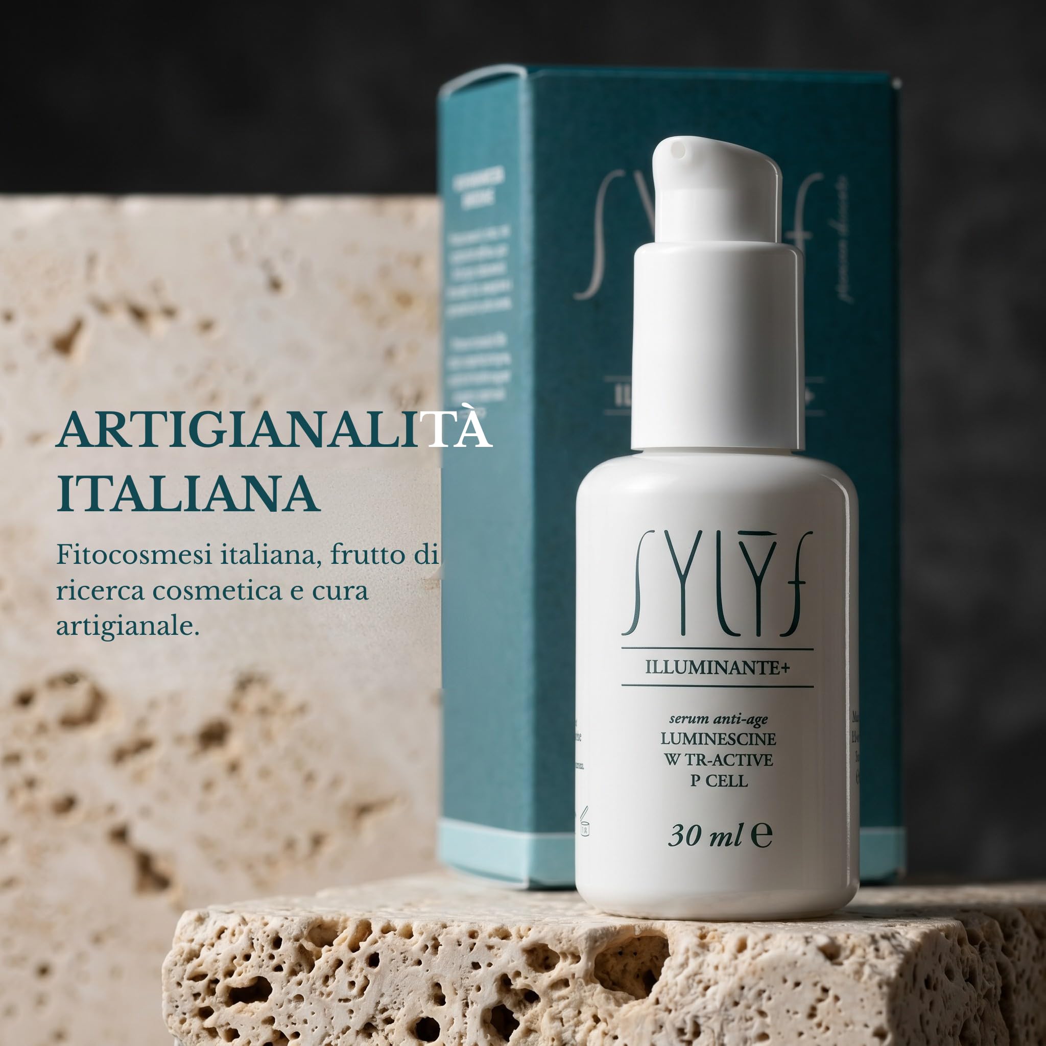 SYLYF Illuminante+ Siero Viso Anti-Age Liftante ed Elasticizzante 30 ml | Formula concentrata | Azione Liftante Elasticizzante | Pelle più tonica | Miscela sinergica di attivi