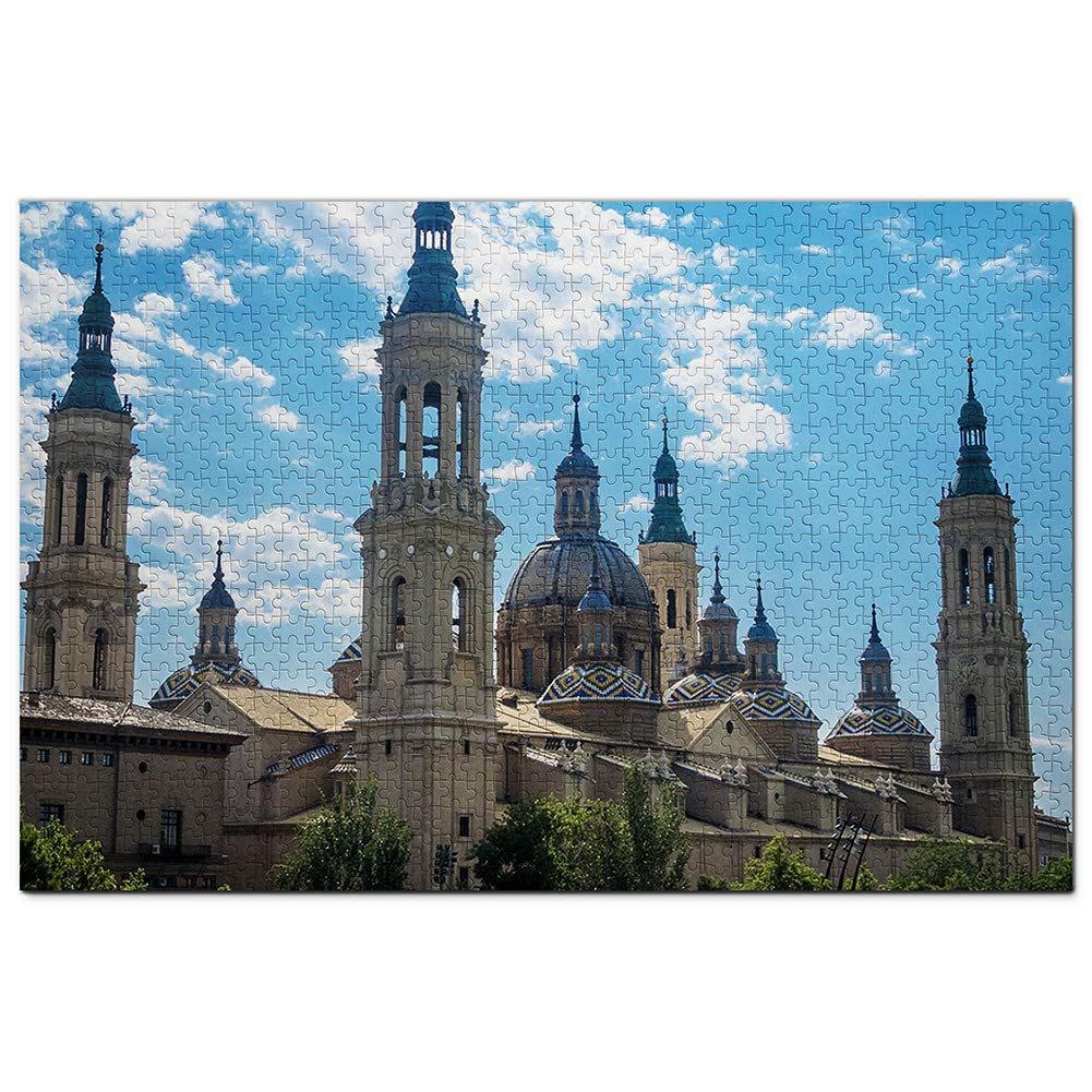 Puzzle Lais 1000 Pezzi – Saragozza | Immagine Di Rh2010 / Stock.adobe.com, Panorama Della Città Spagnola - 4