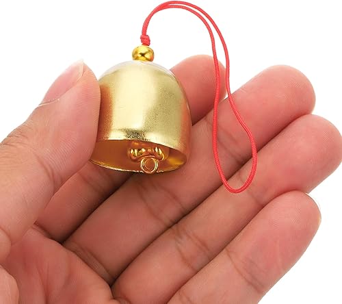 Miniatura 4 de PATIKIL 3 campanas de viento, campanas colgantes, campanas de templo, campanas retro para colgar al aire libre de metal chino carillón de viento