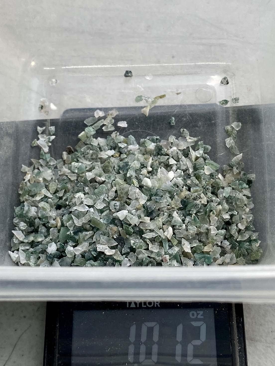 Green Moss Agate - Just Above 2mm - no Powder - 100% Green Moss Agate Life+Love! New Creations! ja2(1 Pound)