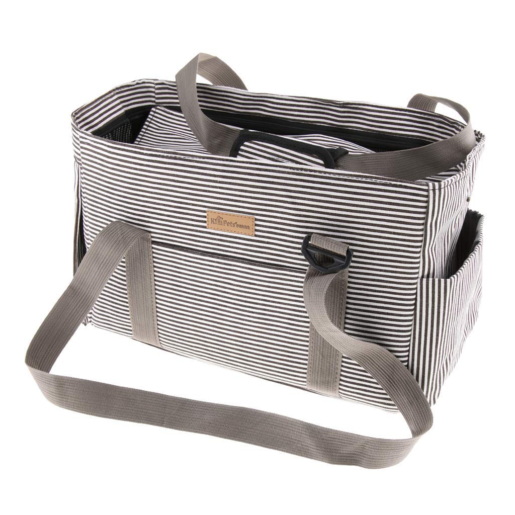 Haustier Transporttasche Grau - Für Hunde & Katzen Bis 5kg