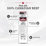 McSweeney's Boîte originale de steak de boeuf. 100% Fabriqué au Canada, naturellement fumé, haute teneur en protéines, sans gluten, viande, étagère stable, cas en vrac 28g (Boîte de 12)