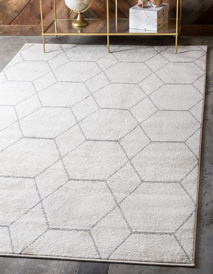 Unique Loom Trellis Frieze Collection Area Rug - Geometric (8