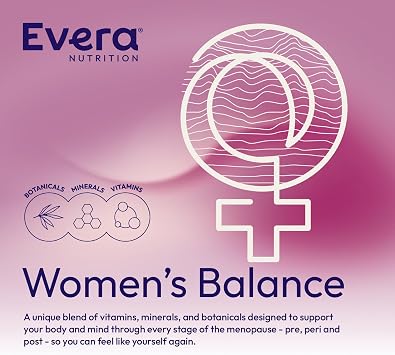 Women’s Balance, 60 Capsules | Supports Menopause, Hormonal Balance & Bone Health | 15 Botanical Extracts incl. Red Clover & Shatavari + 23 Essential Vitamins & Minerals