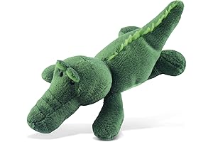 Toddler Window Toys - Puzzled Green Alligator Plush Magnet