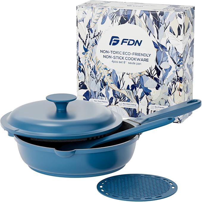FDN 10-in-1 Titanium Saute Pan with Lid: An All-In-One Kitchen Hero