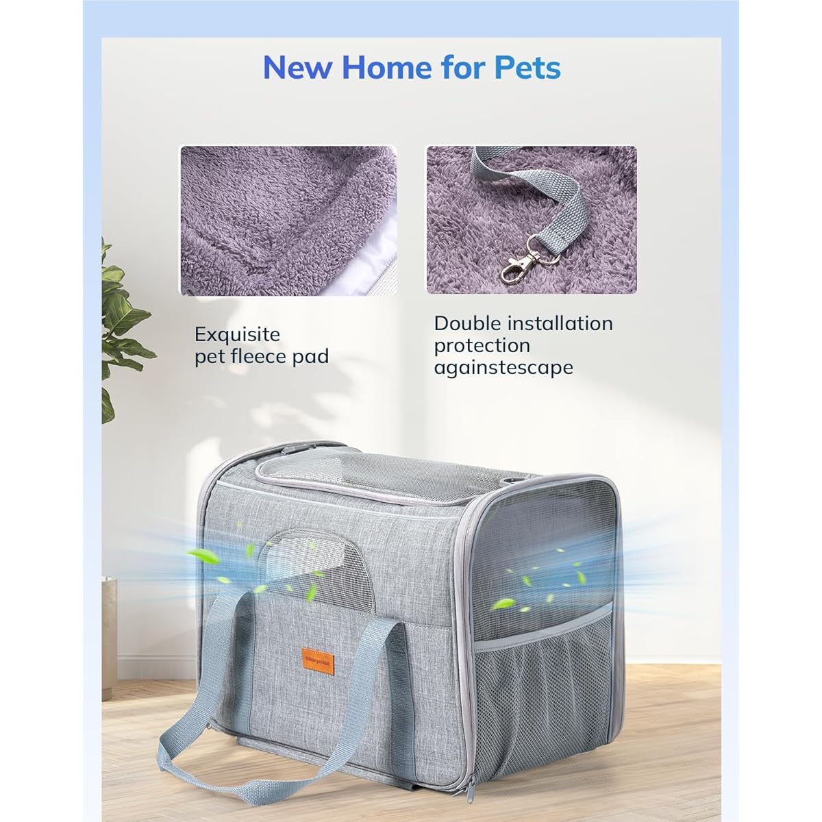 8/mo Finance Morpilot Dog Carrier with Wheels Pet Carrier Airline