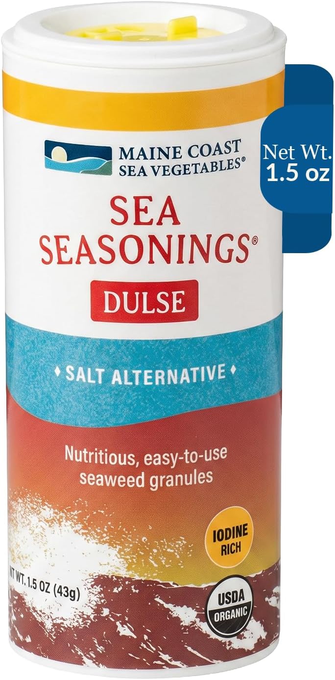 Maine Coast Sea Vegetables, Organic, Sea Seasonings, Dulse Granules, 1.5 oz (43 g)