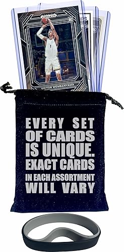 Miniatura 3 de Victor Wembanyama (3) Paquete de Regalo de Tarjetas de Baloncesto Surtido - San Antonio Spurs