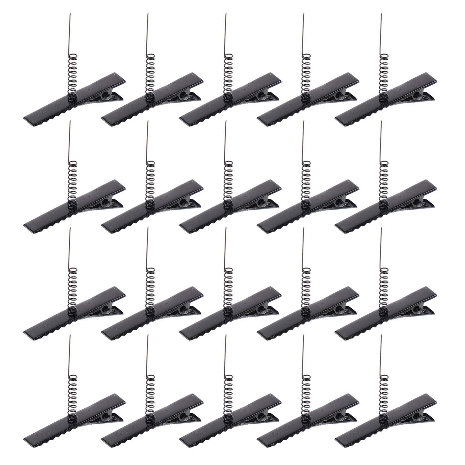 100 pinzas de metal con resorte para manualidades y accesorios de pelo Abaodam 8