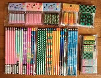 【詰め合わせ】☆文具59点☆ 鉛筆 キャップ 消しゴム シャーペン等 詰め合わせ】☆文具59点☆ 鉛筆 キャップ 消しゴム シャーペン等