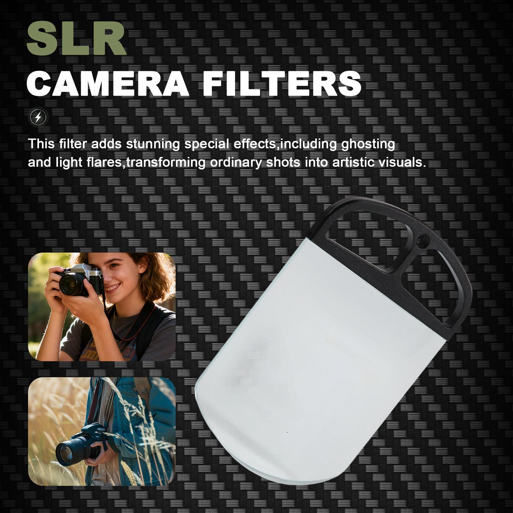 Filtre Prismatique Super Vitesse pour Photographie & Vidéo Ghost Effets Spéciaux Filtre de Lentille D'Amélioration de Haute Clarté 100mm
