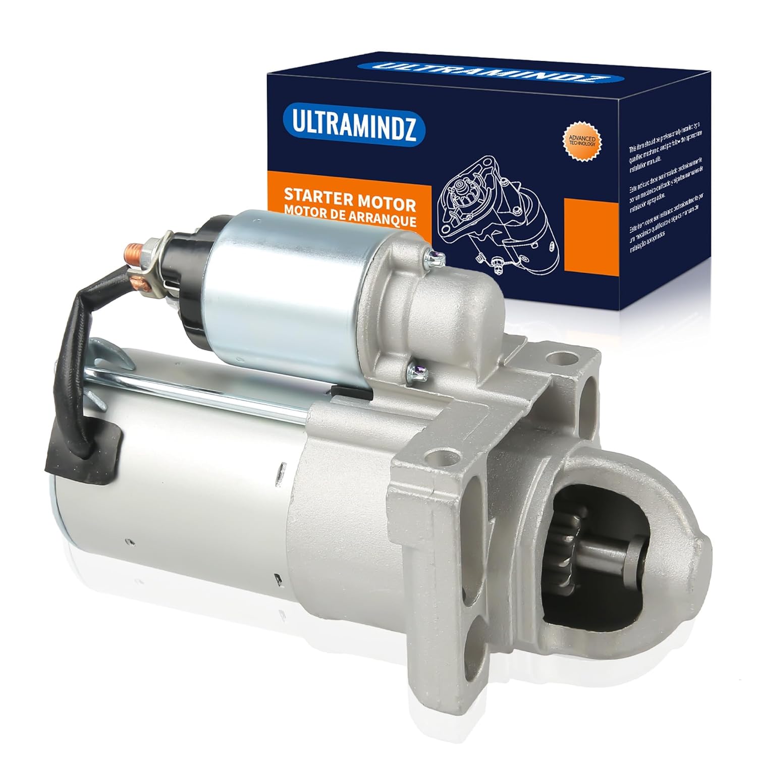 Starter for Chevy 4.8 5.3 01-03 Tahoe Silverado Suburban Avalanche 1500 Express 2500 Trailblazer EXT for GMC Yukon Sierra 1500 Savana 2500 Envoy XL for Isuzu Ascender for Cadillac Escalade 11 Teeth